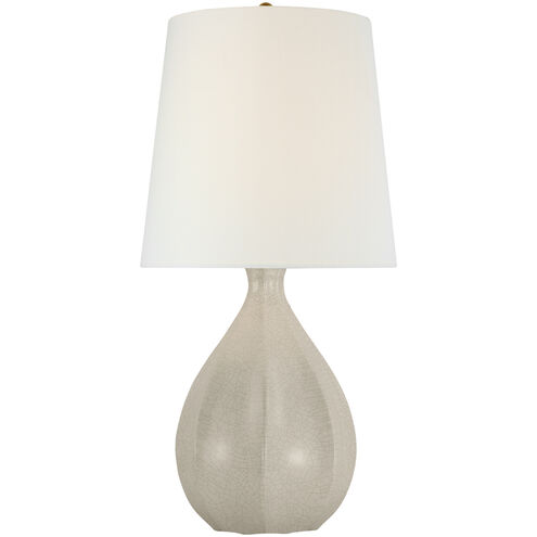Visual Comfort Signature Collection AERIN Rana 30 inch 15.00 watt Bone Craquelure Table Lamp Portable Light, Large ARN3628BC-L - Open Box