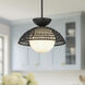 Alora Mood Perth Pendant Ceiling Light in Matte Black
