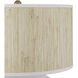 Zena 27 inch 150 watt Textured White Table Lamp Portable Light