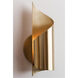 Evie LED 5 inch Aged Brass ADA Wall Sconce Wall Light