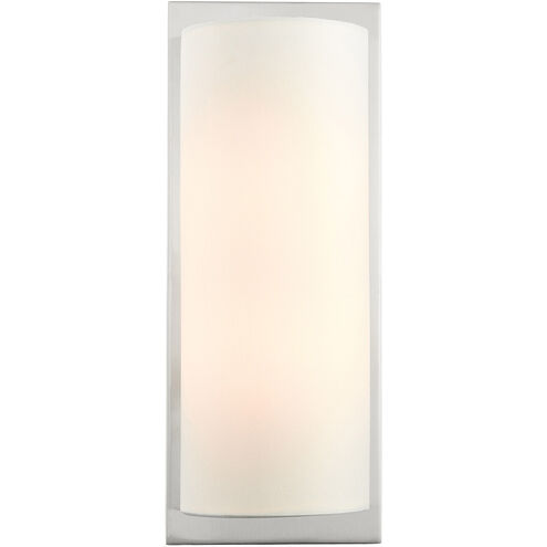 Meridian 2 Light 6 inch Brushed Nickel ADA Wall Sconce Wall Light