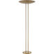 Marston 72 inch 100.00 watt Aged Brass Floor Lamp Portable Light