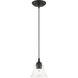 Moreland 1 Light 6 inch Black Single Pendant Ceiling Light, Single