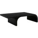 Maximus 68 X 34 inch Matte Black Coffee Table