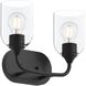 Ilia 2 Light 13.25 inch Matte Black Bath Vanity Wall Light