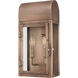 Spencer 2 Light 16.75 inch Antique Copper Exterior Wall Mount