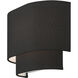 Bainbridge 1 Light 11 inch Black ADA Wall Sconce Wall Light