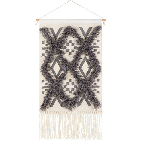 Helena Charcoal/Ivory Wall Hanging