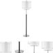 Roosevelt 62 inch 100.00 watt Espresso/ Brushed Nickel Floor Lamp Portable Light