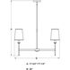 Camden LED 30 inch Matte Black Chandelier Ceiling Light