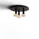 Combi LED 18 inch Matte Black Pendant Ceiling Light, Suspension / Flush Mount 2-in-1