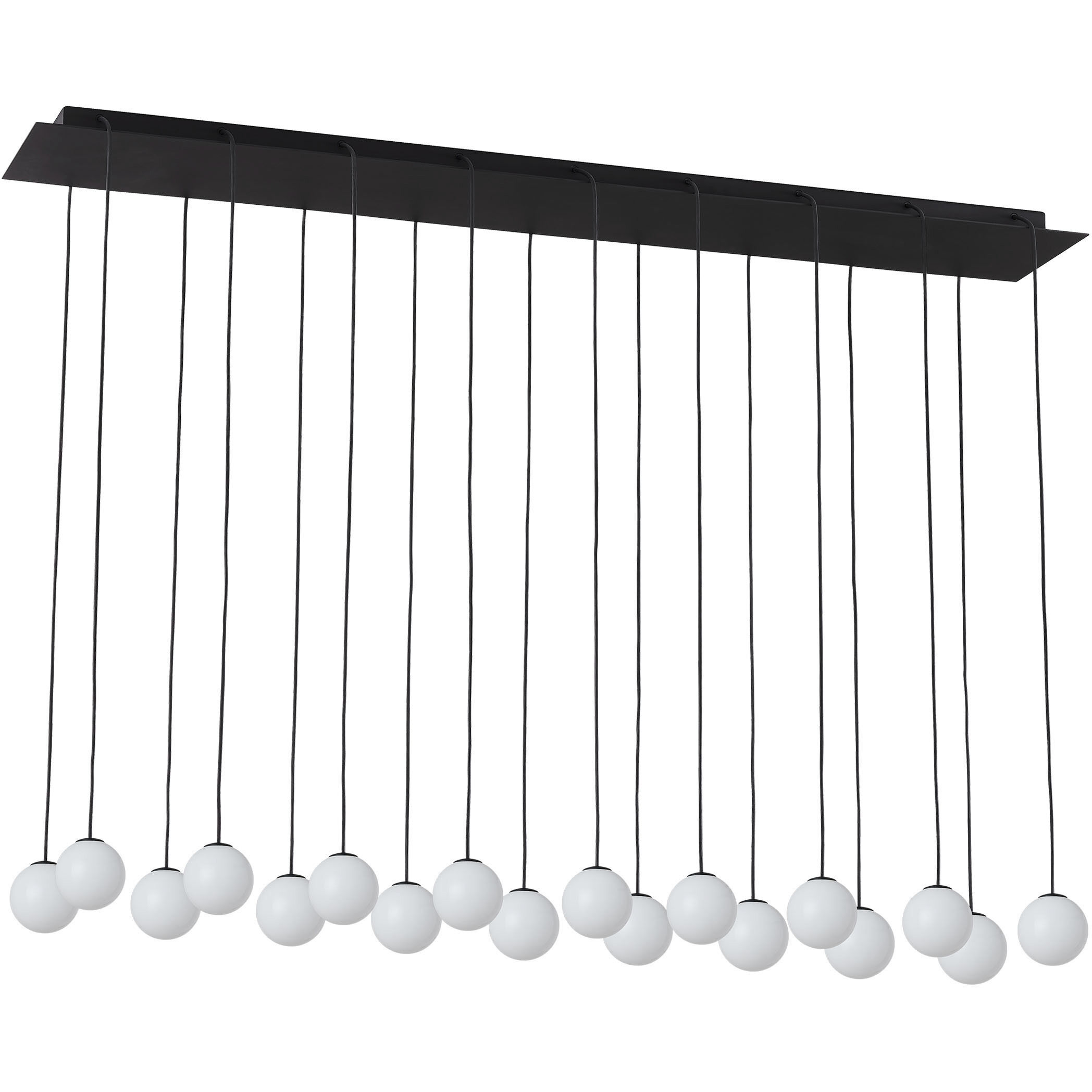 Sean Lavin Orbet LED 11.2 inch Nightshade Black Chandelier Ceiling Light in 120V