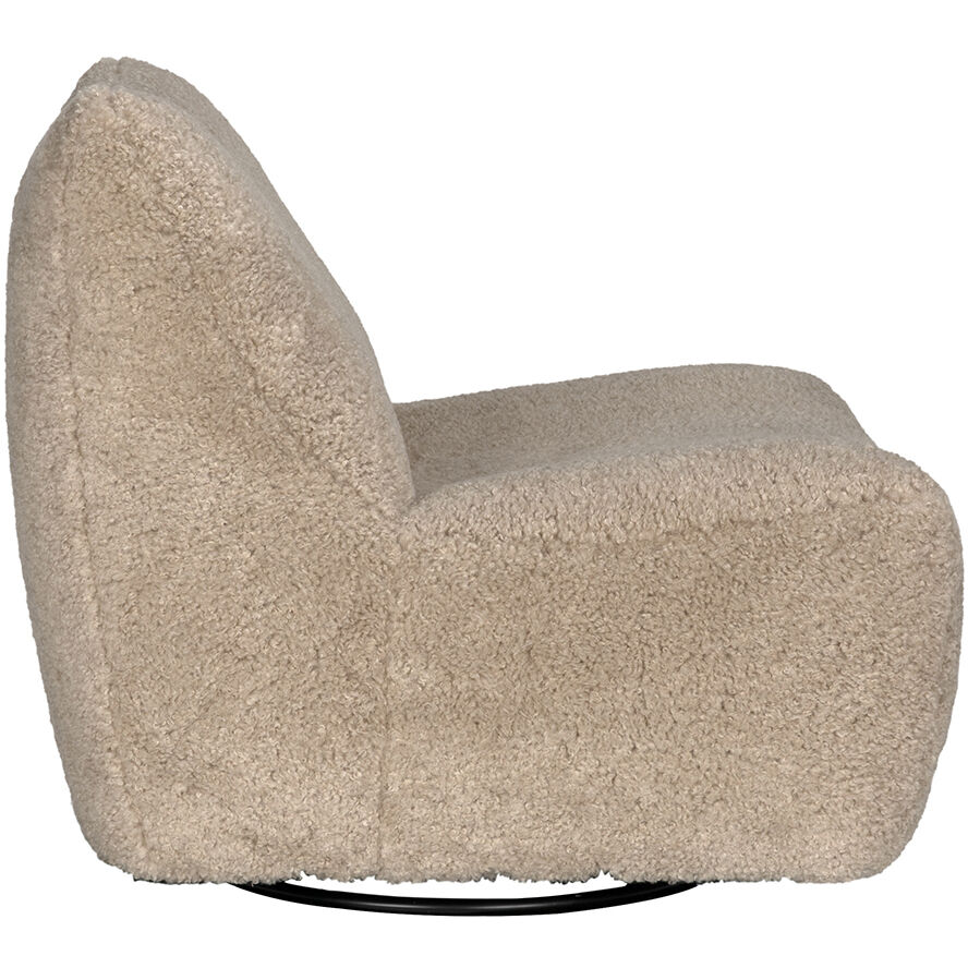 Mcclain Camel Swivel Chair