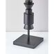 Elton 28 inch 60 watt Black and Black Rubber Wood Table Lamp Portable Light