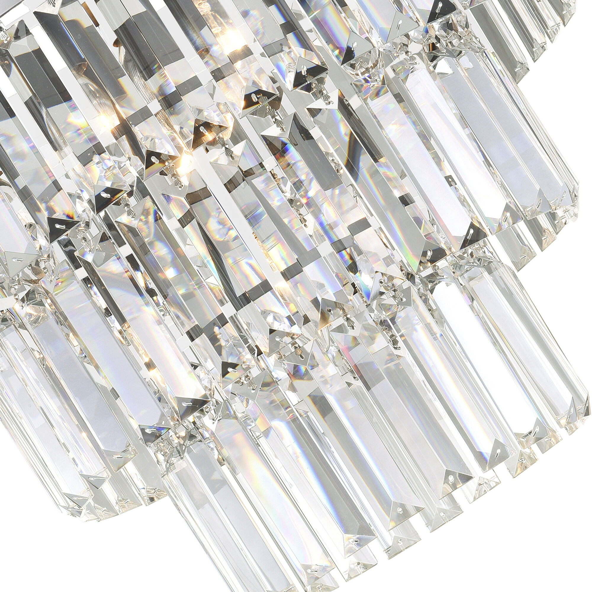 Weiss 5 Light 18 inch Chrome Down Chandelier Ceiling Light
