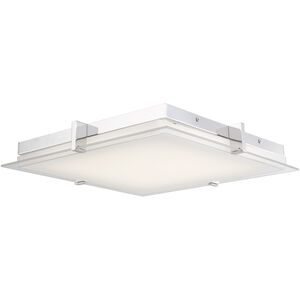 Matrix LED 15.35 inch Chrome Flush Mount Ceiling Light