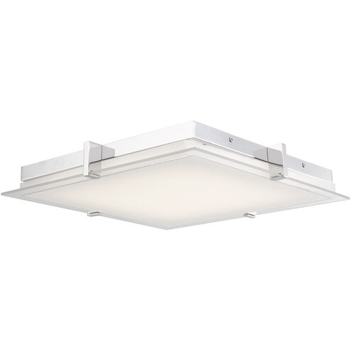 Matrix LED 15.35 inch Chrome Flush Mount Ceiling Light