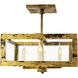 New Traditional 4 Light Old Gold Chandelier Ceiling Light