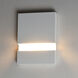 Brink LED 8 inch White Outdoor Wall Mount