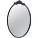 Dia 32 X 30 inch Black Wall Mirror