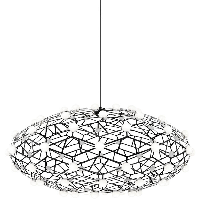 Coral LED 30.88 inch Black Chandelier Ceiling Light