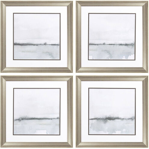 Abstract Gray and Neutral Framed Art