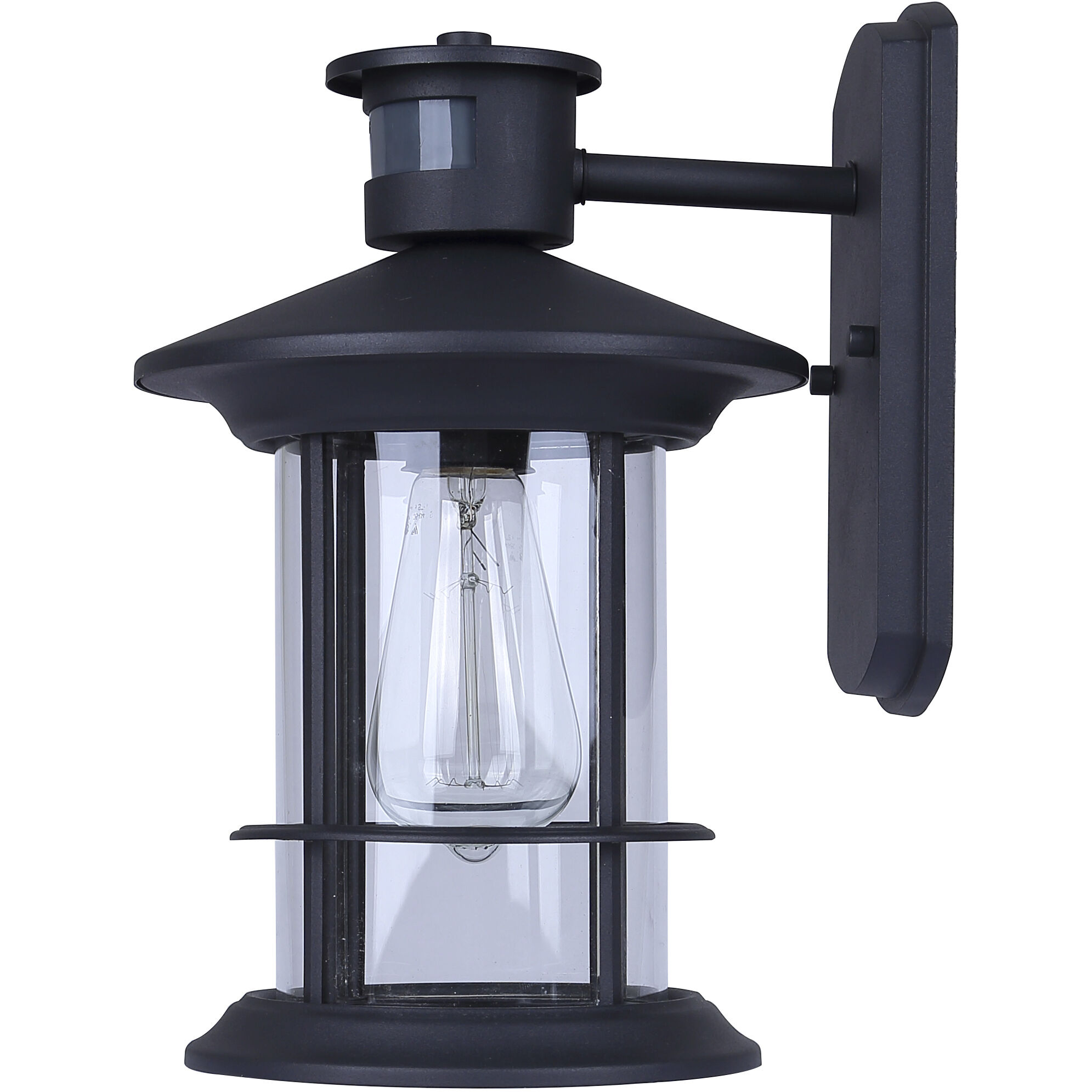 Dakota 1 Light 12.5 inch Black Outdoor Wall Lantern
