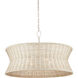 Phebe 4 Light 28.5 inch Bleached Natural and Vanilla Chandelier Ceiling Light