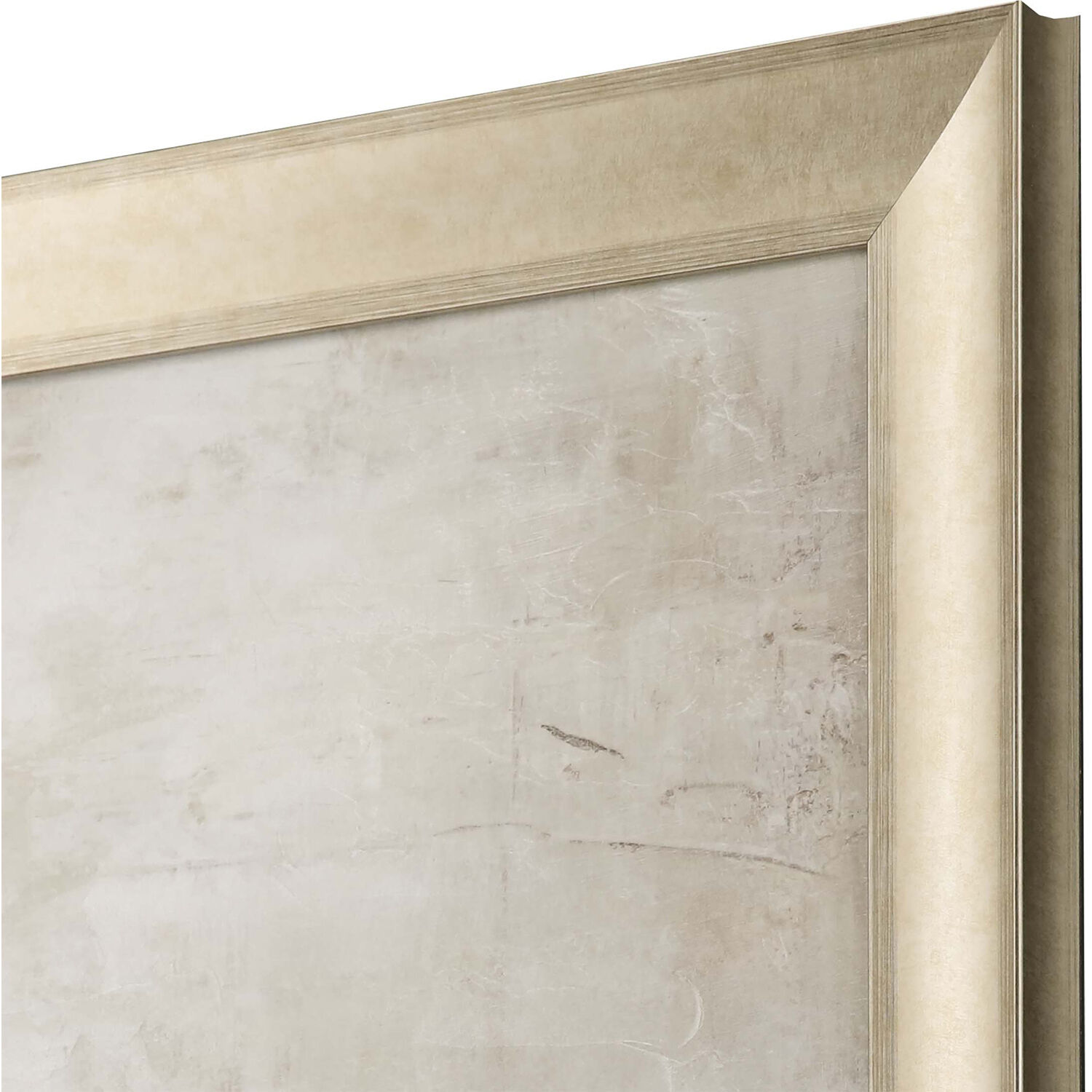 Abstract Blue and Beige and White and Brown Framed Art