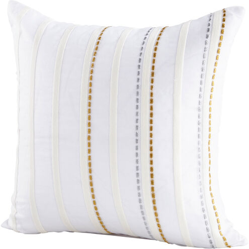 Ella 18 X 18 inch Tan Pillow Cover