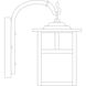 Mission 1 Light 8.62 inch Verdigris Patina Outdoor Wall Mount in Gold White Iridescent, T-Bar Overlay