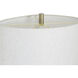 Black Deco 33 inch 60.00 watt Brushed Brass Table Lamp Portable Light
