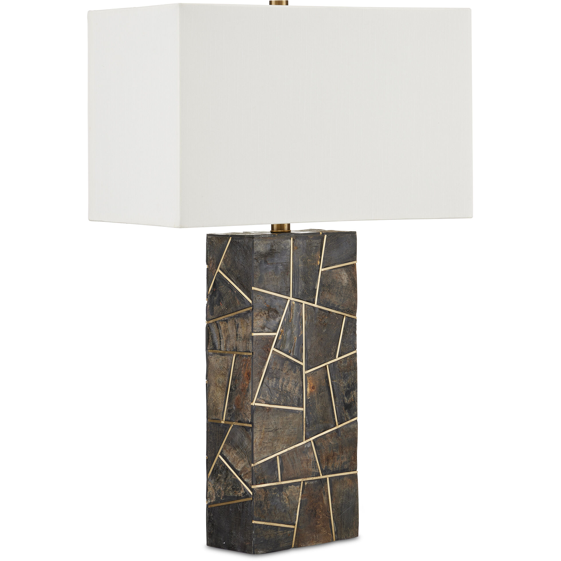 Carina 28 inch 150 watt Natural and Brass Table Lamp Portable Light