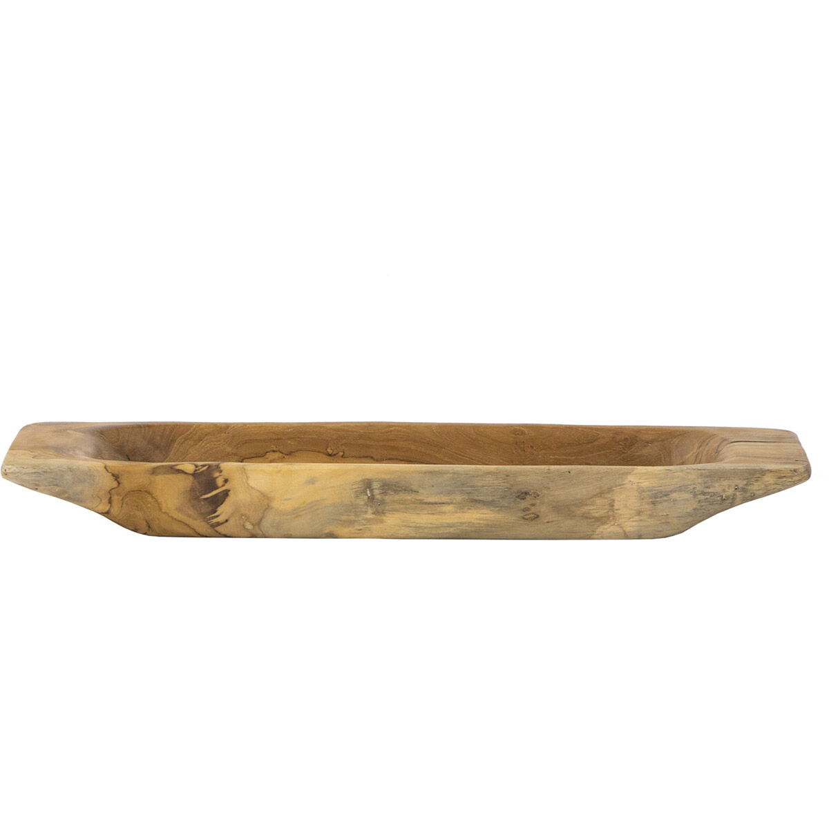 Rectangular Teak Natural Tray