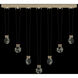 Aria 14 Light 60 inch Bronze Pendant Ceiling Light