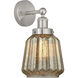 Chatham 1 Light 6.5 inch Brushed Satin Nickel Sconce Wall Light
