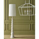 Denison 6 Light 40 inch Gesso White Chandelier Ceiling Light