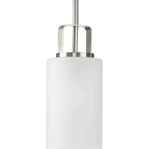 League 1 Light 5 inch Brushed Nickel Mini Pendant Ceiling Light 