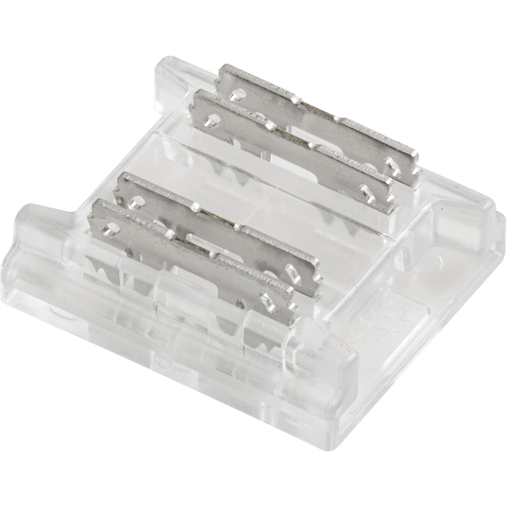 COB Tunable Clear 0.53 inch Crimp Connectors, Tape to Tape