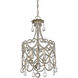 SH 3 Light 12.5 inch Argentum Mini Chandelier Ceiling Light