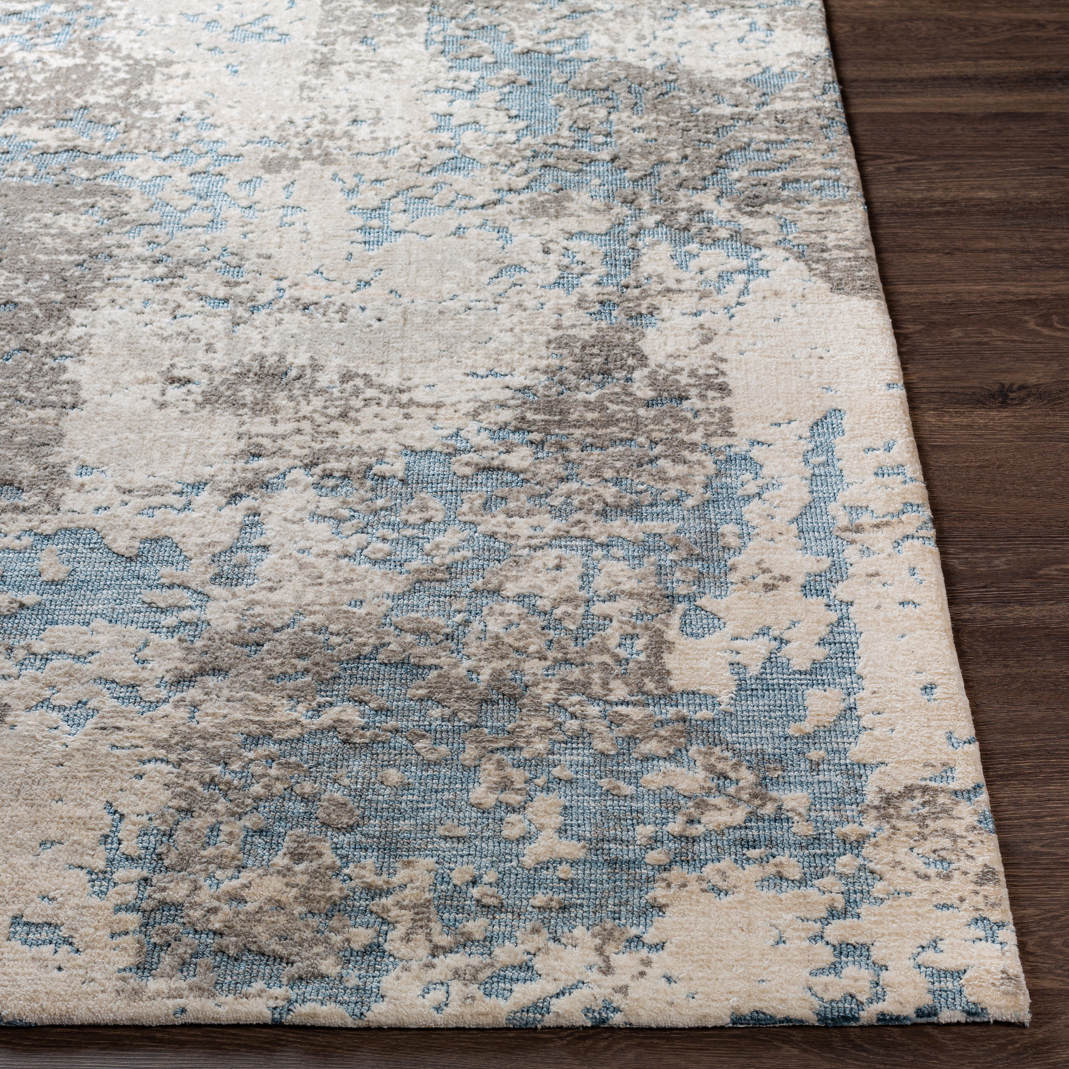 Talise 36 X 24 inch Pale Blue Rug in 2 x 3, Rectangle