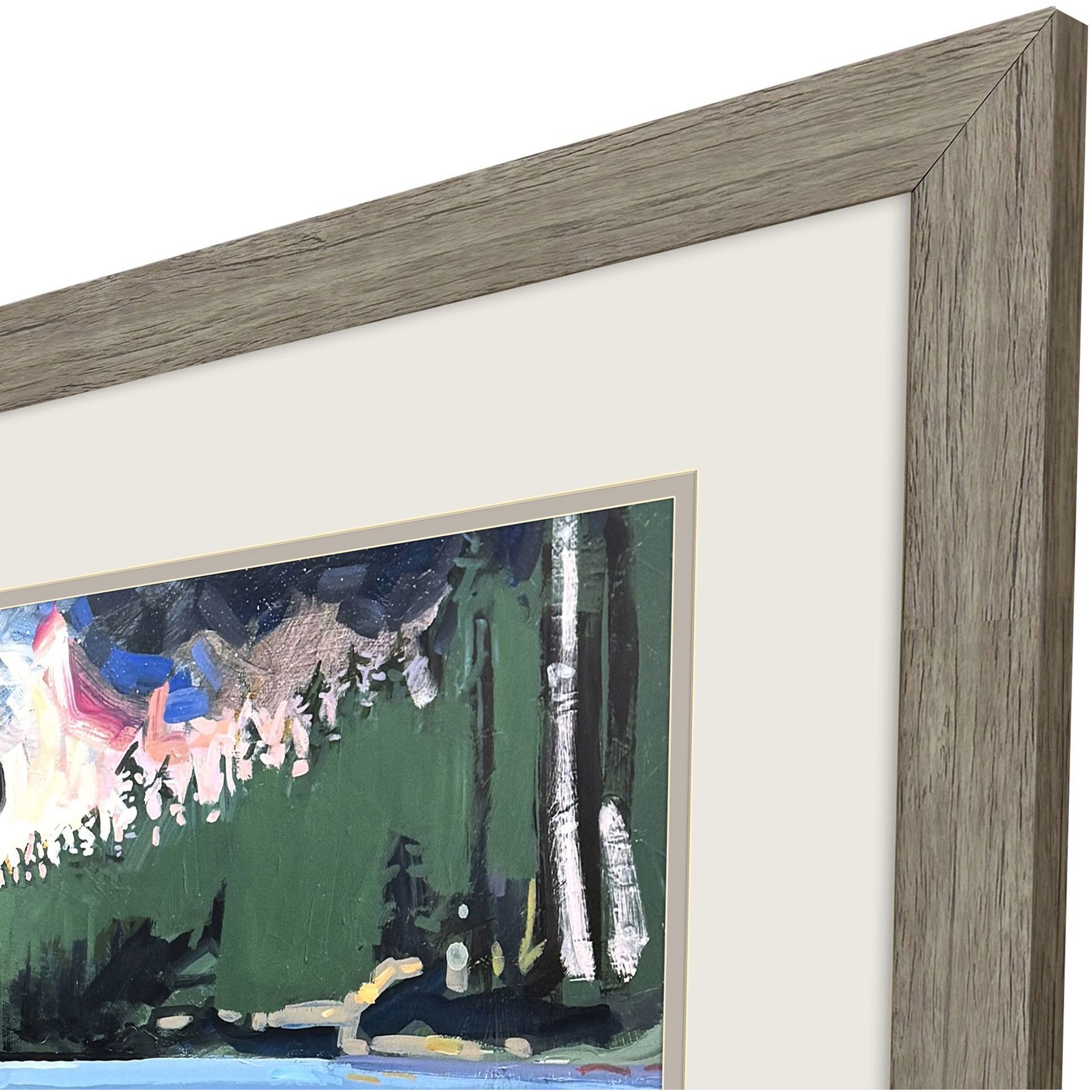 Flights of Fancy Shades of Red Blue and Green and Brown and Black Framed Art, Propac