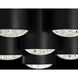 Beyond Tamara LED 19.1 inch Black Flush Mount Ceiling Light