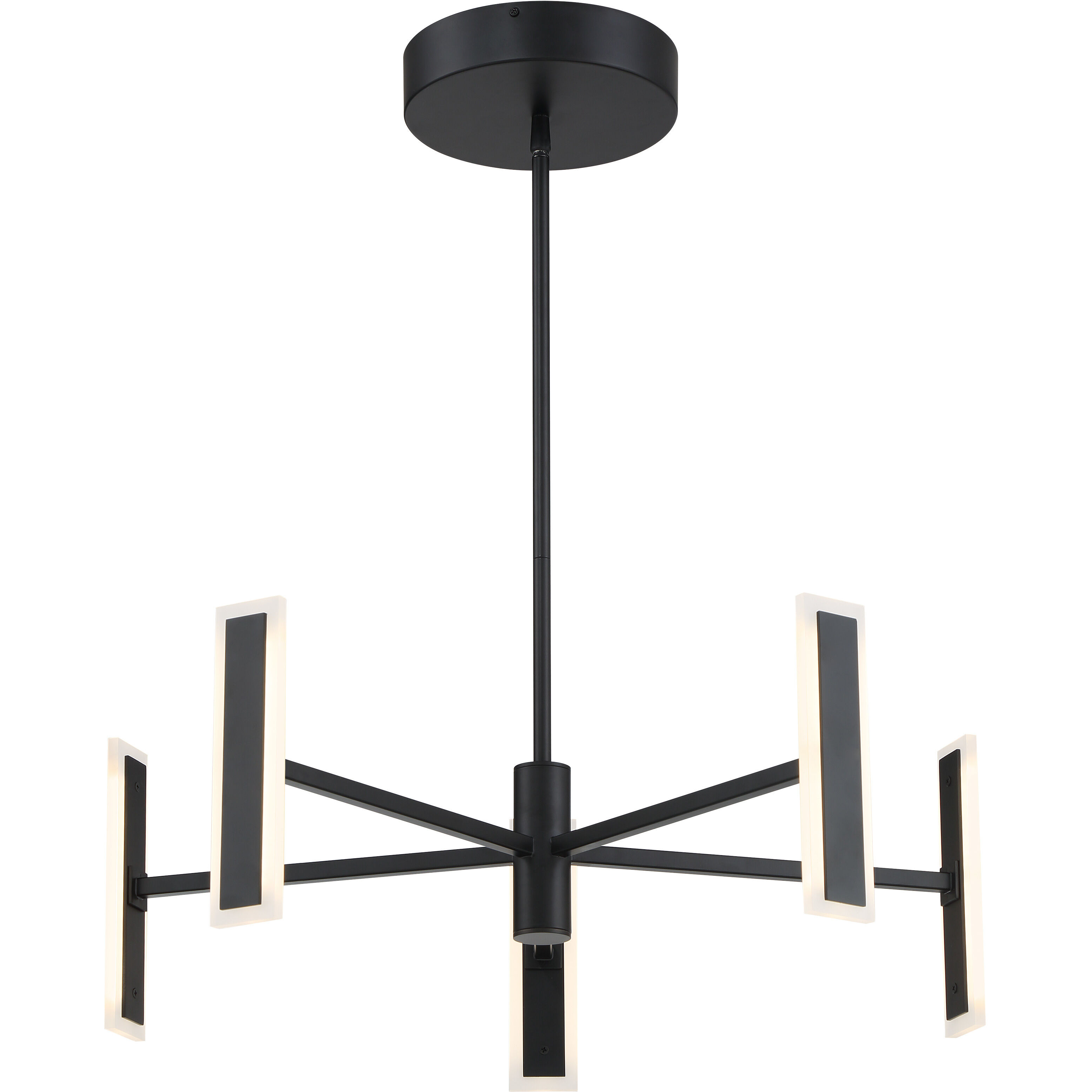 Edge LED 29.25 inch Coal Chandelier Ceiling Light