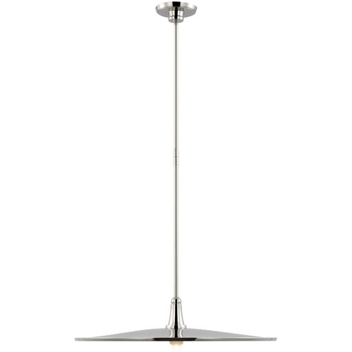 Thomas O'Brien Truesdell LED 24 inch Polished Nickel Pendant Ceiling Light