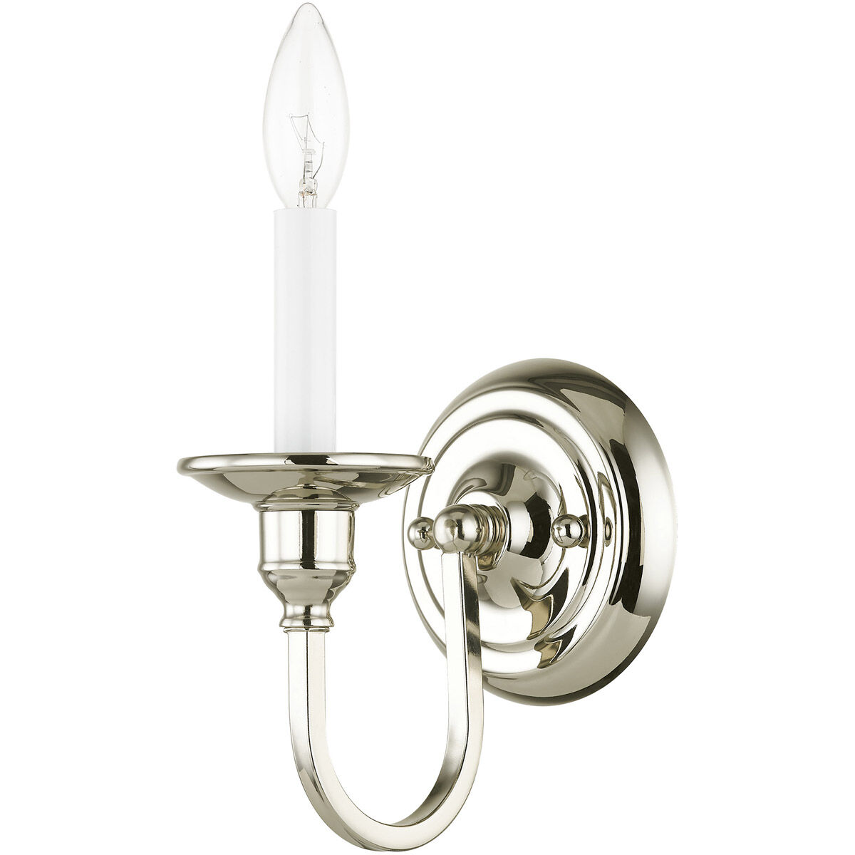 Cranford 1 Light 5 inch Polished Nickel Wall Sconce Wall Light