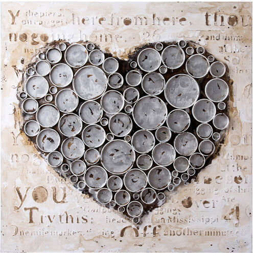 Work of Heart Silver Wall Art, Varaluz Casa
