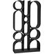 Letty Matte Black Bookcase