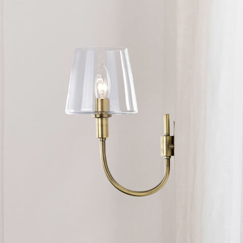 Brookside 1 Light 6 inch Vintage Brass Wall Sconce Wall Light