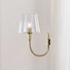 Brookside 1 Light 6 inch Vintage Brass Wall Sconce Wall Light